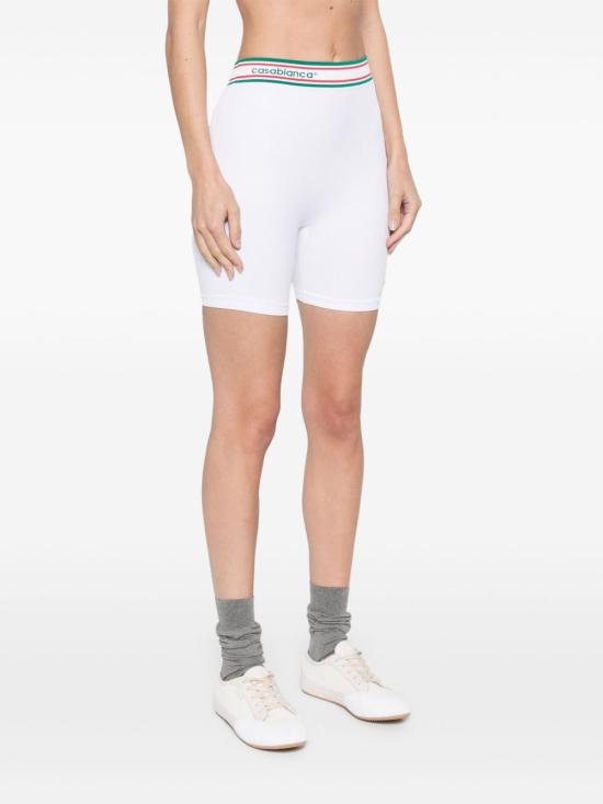 25FW 카사블랑카 스트레이트 팬츠 WAW25ACT02501 WHITE - CASABLANCA