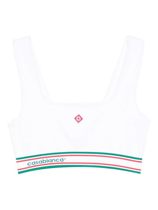 25FW 카사블랑카 반팔 티셔츠 WAW25ACT02601 WHITE