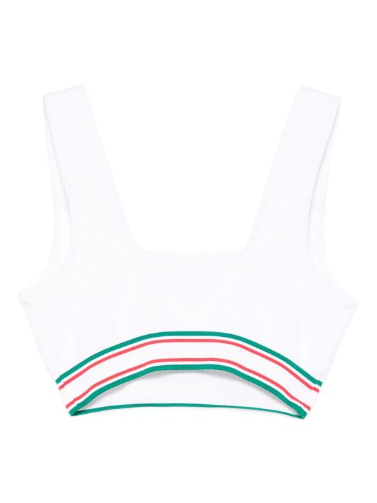 25FW 카사블랑카 반팔 티셔츠 WAW25ACT02601 WHITE - CASABLANCA