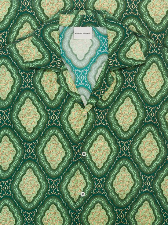 25FW 드롤드무슈 긴팔 셔츠 ISH230VI022GN GREEN - DROLE DE MONSIEUR