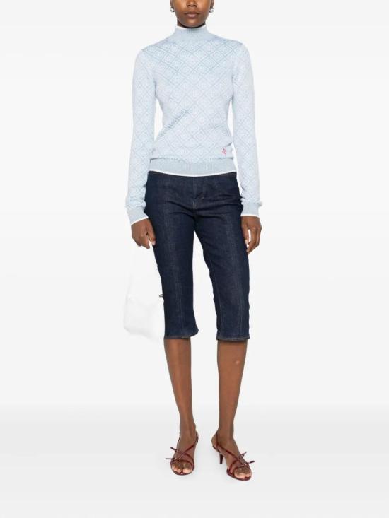 25FW 카사블랑카 스웨터 WAW25KW105001 BLUE - CASABLANCA