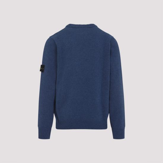 25FW 스톤 아일랜드 스웨터 K2S155100072S00A3V002B BLUE - STONE ISLAND