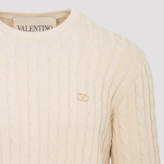 25FW 발렌티노 가라바니 스웨터 7V3KC34SB1B581 WHITE - VALENTINO GARAVANI