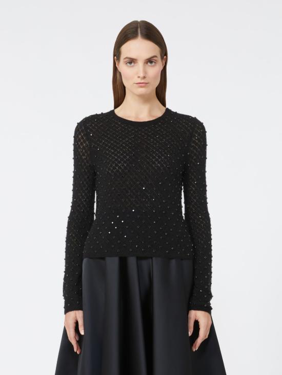 25FW 막스마라 스튜디오 가디건 2526366014600002 BLACK - MAX MARA STUDIO