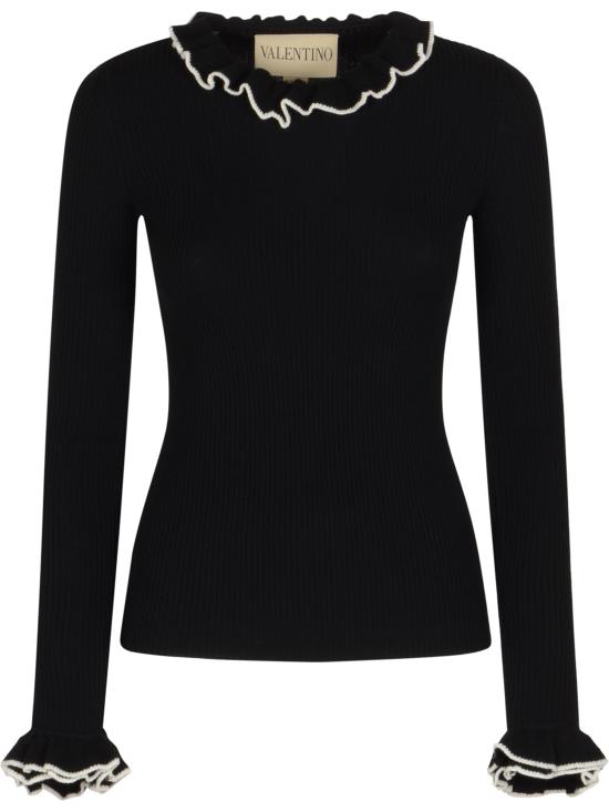 25FW 발렌티노 가라바니 스웨터 7B3KC65V9EW0NA BLACK