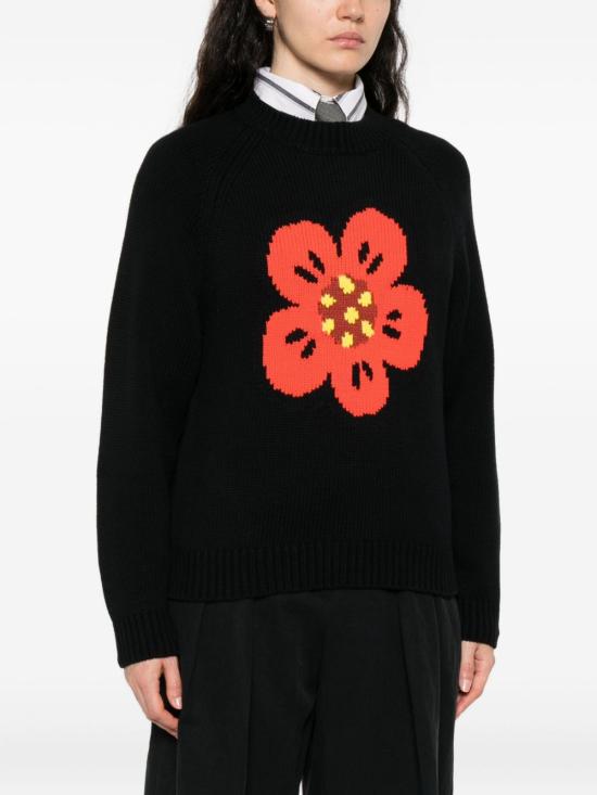 25FW 겐조 스웨터 FF62PU7193LA99J BLACK - KENZO