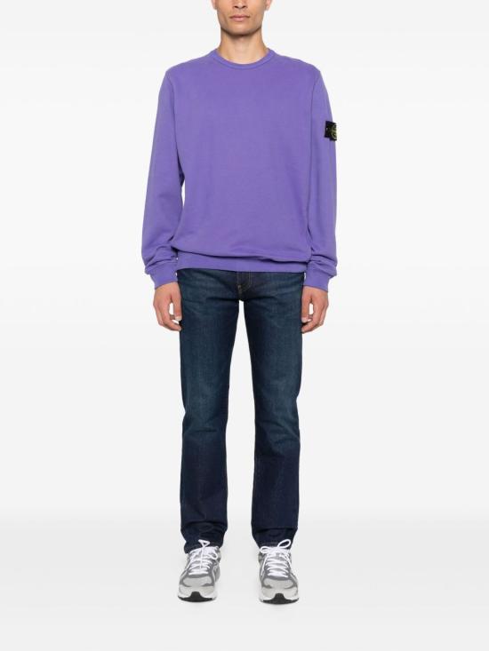 25FW 스톤 아일랜드 스웨터 K2S156100028S0A20V0047 PURPLE - STONE ISLAND