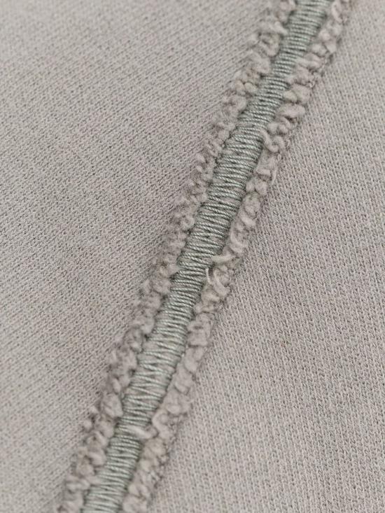 25FW 스톤 아일랜드 6100023 브러쉬드 오가닉 코튼 플리스 오버사이즈 후드 티셔츠 K2S156100023S0A20V006B GREY - STONE ISLAND