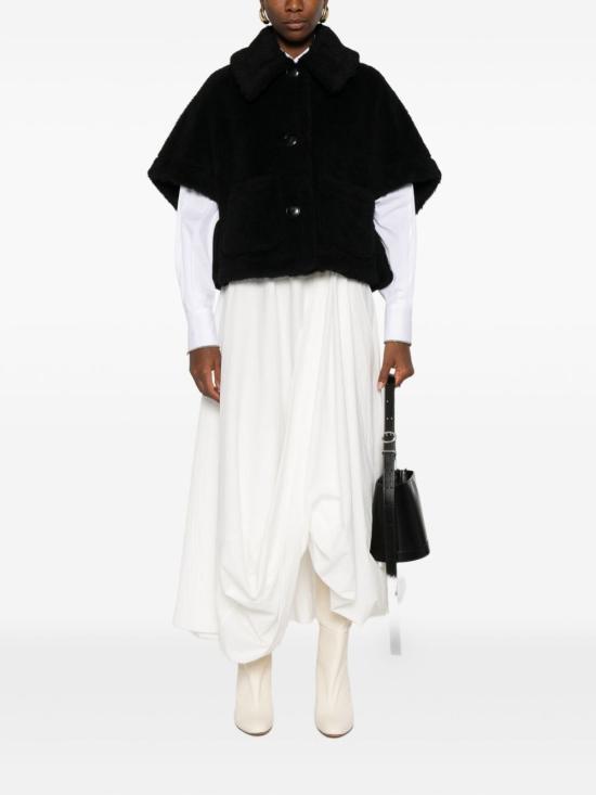 25FW 막스마라 뉴테르조 테디 케이프 2524736062600008 BLACK - MAX MARA