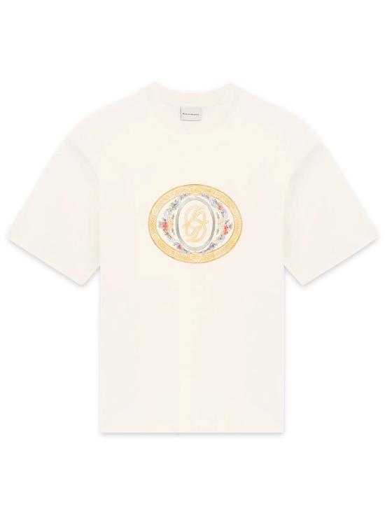 25FW 드롤드무슈 반팔 티셔츠 ITS284CO002OW WHITE