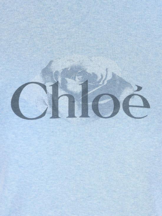 25FW 끌로에 반팔 티셔츠 CH25WJH03198433 BLUE - CHLOE