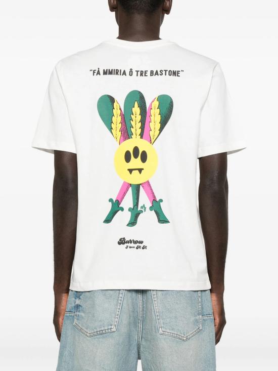 25FW 바로우 반팔 티셔츠 F5BWUATH078002 WHITE - BARROW