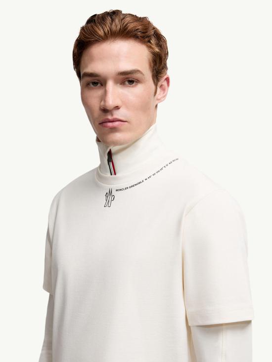 25FW 몽클레어 반팔 티셔츠 K20978C0001089AZ9041 WHITE - MONCLER
