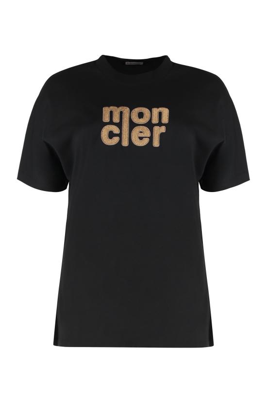 25FW 몽클레어 반팔 티셔츠 K20938C0002889AUO999 BLACK