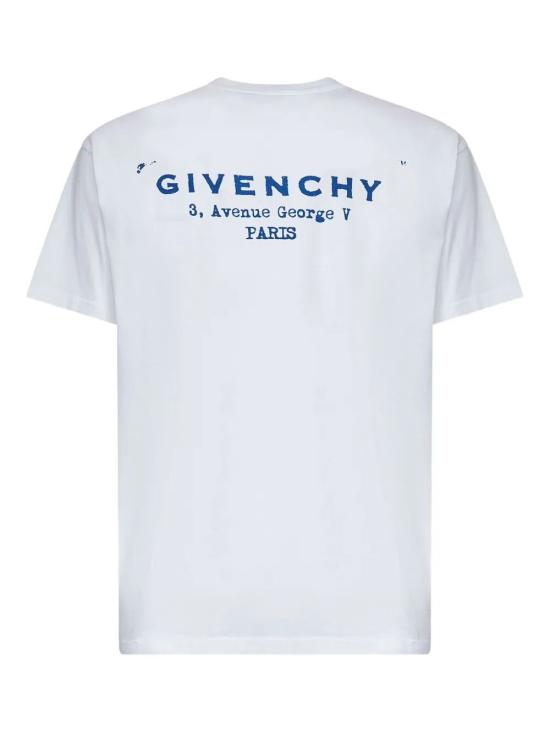 25FW 지방시 반팔 티셔츠 BM71NK3YRJ100 WHITE - GIVENCHY