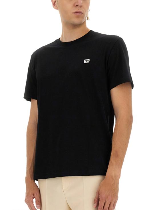 25FW 발렌티노 가라바니 반팔 티셔츠 7V3MG10VAQ80NO BLACK - VALENTINO GARAVANI