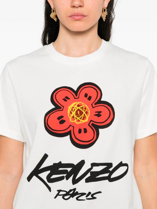 25FW 겐조 반팔 티셔츠 FF62TS3564SG02 WHITE - KENZO