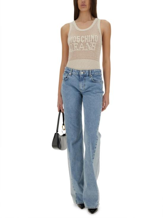  모스키노 민소매 티셔츠 08843701 0003 Neutrals - MOSCHINO