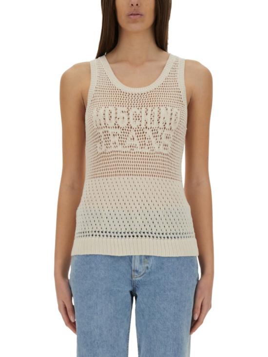  모스키노 민소매 티셔츠 08843701 0003 Neutrals