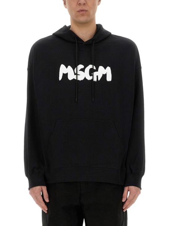  엠에스지엠 후드 티셔츠 3840MM106 25700099 Black
