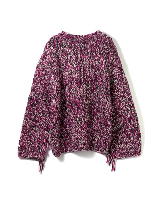 25SS 가니 가디건 K2443 088 BOYSENBERRY Purple - GANNI
