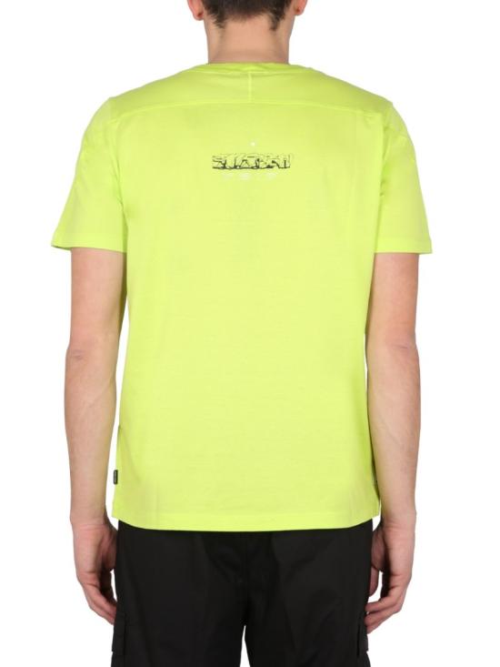  스톤 아일랜드 반팔 티셔츠 78192012A V2051 Yellow - STONE ISLAND