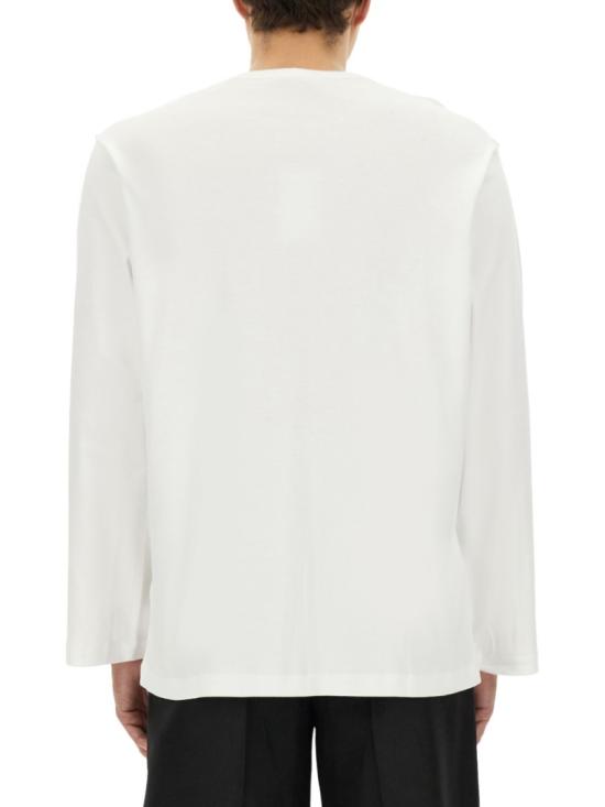  헬무트랭 롱슬리브 로고 티셔츠 O06HM511 100 White - HELMUT LANG