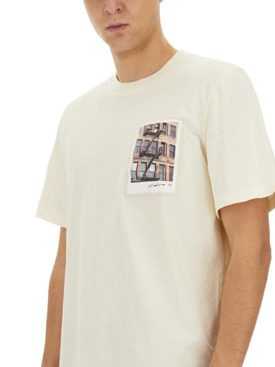 25SS 헬무트랭 반팔 티셔츠 O10HM511 CMA White - HELMUT LANG