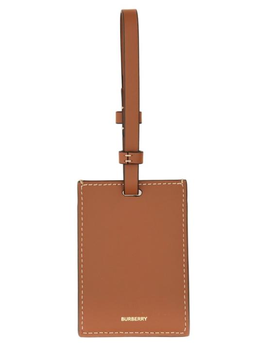  버버리 체크 러기지 택 8073976 A7026 Brown - BURBERRY