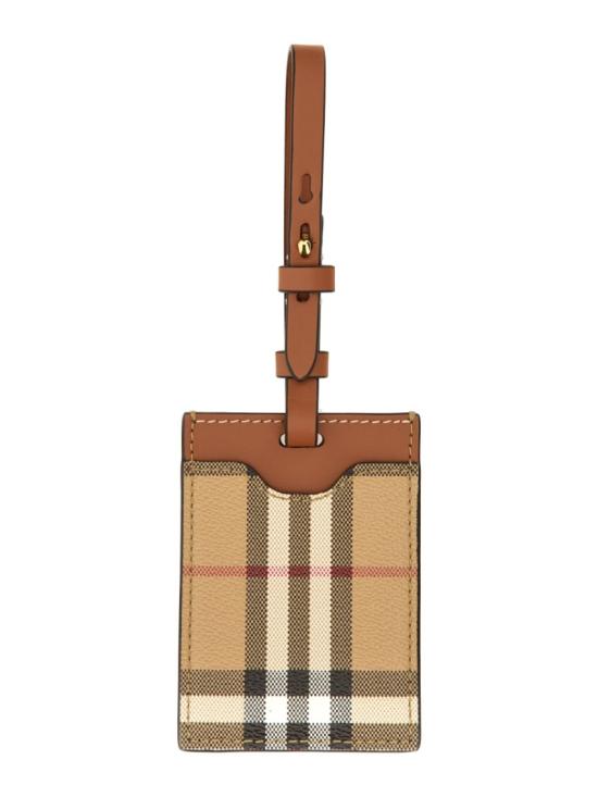  버버리 체크 러기지 택 8073976 A7026 Brown