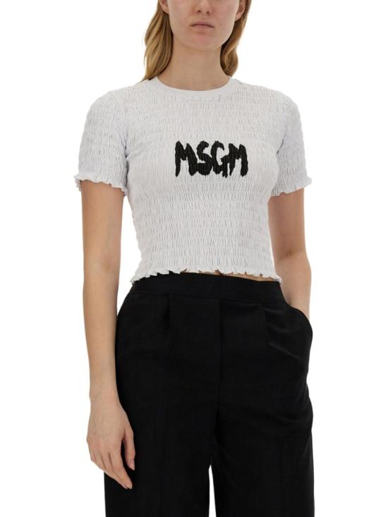  엠에스지엠 반팔 티셔츠 3641MDM105 24700201 White - MSGM