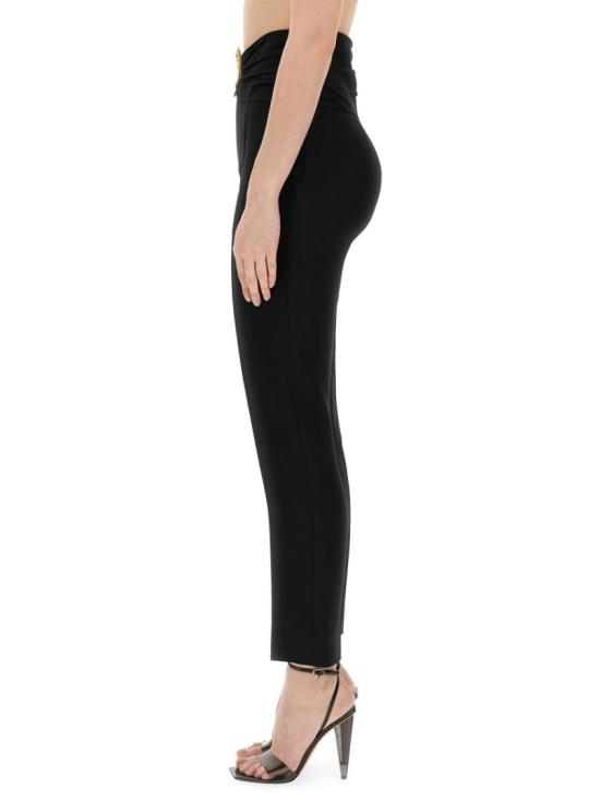  모스키노 스트레이트 팬츠 03280433 8555 Black - MOSCHINO