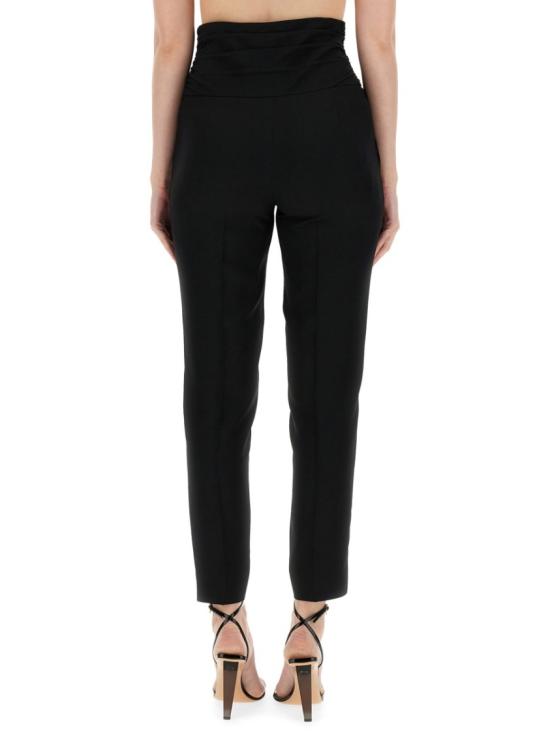  모스키노 스트레이트 팬츠 03280433 8555 Black - MOSCHINO