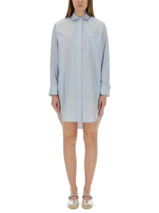 25SS 마이클 코어스 미디 원피스 MS5830CH8C 424CHAMBRAY Blue