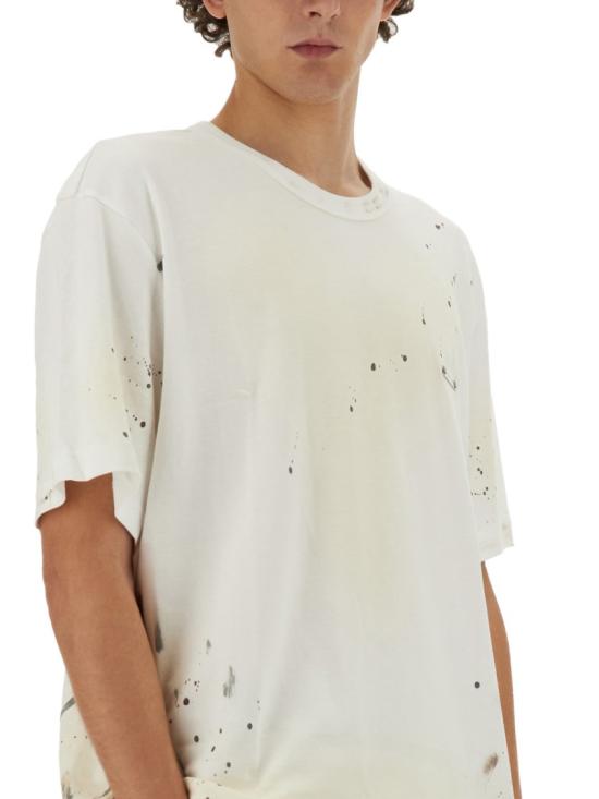  헬무트랭 반팔 티셔츠 O05HM596 100 White - HELMUT LANG