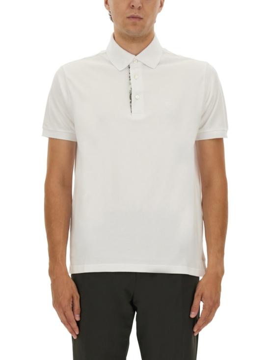 25FW 에트로 폴로 티셔츠 MRMD0005 AJ264W0800 White