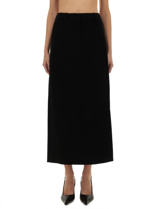 25SS 마이클 코어스 롱 스커트 MS570HCENX 001BLACK Black