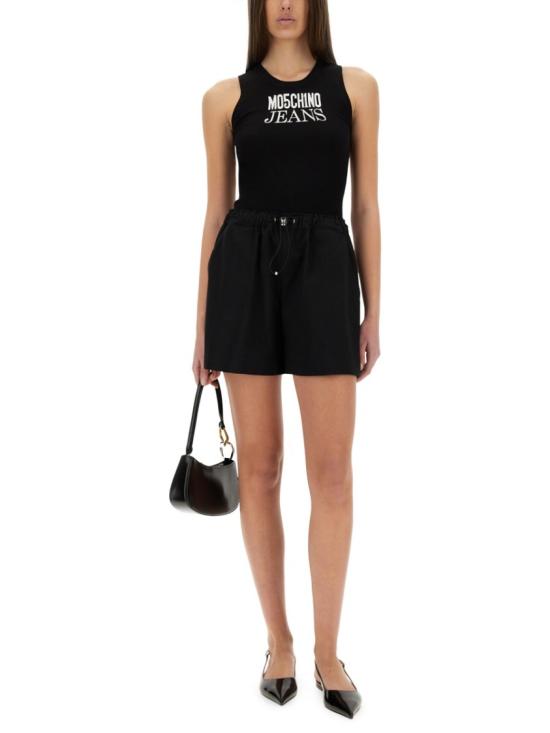  모스키노 숏팬츠 03043224 0555 Black - MOSCHINO