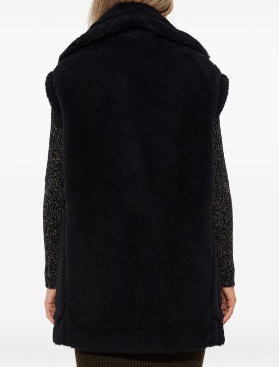 25FW 막스마라 테디 알파카 울 더블 브레스트 베스트  2521276253600008 Black - MAX MARA