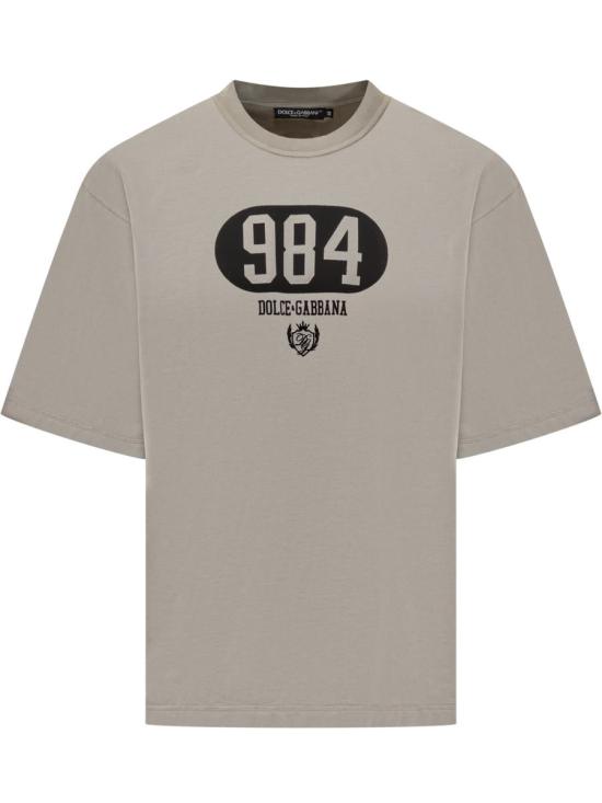 25FW 돌체앤가바나 반팔 티셔츠 G8PB8TG7M3M N0634 Beige