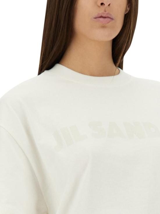 25SS 질샌더 반팔 티셔츠 J03GC0137 J20243102 White - JIL SANDER