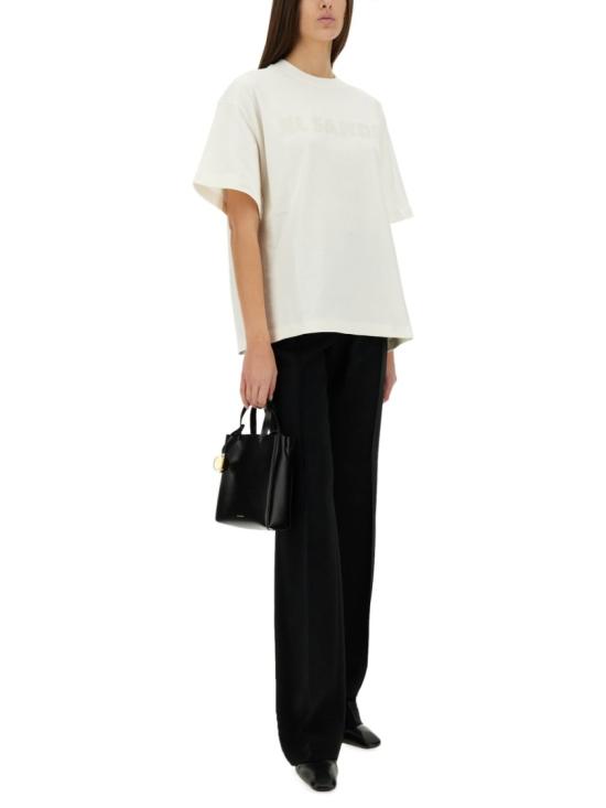 25SS 질샌더 반팔 티셔츠 J03GC0137 J20243102 White - JIL SANDER
