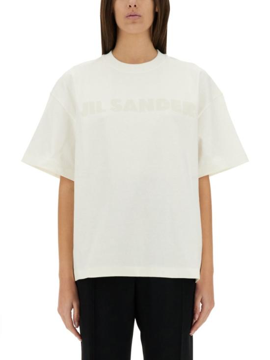 25SS 질샌더 반팔 티셔츠 J03GC0137 J20243102 White