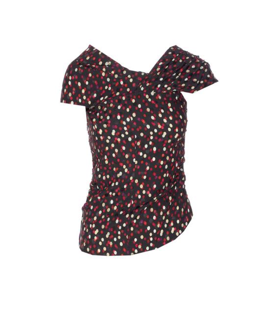 25FW 이자벨마랑 블라우스 HT0737FAC4J02IBKRD Black