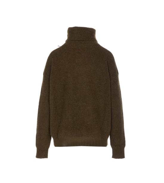 25FW 우마 왕 터틀넥 UK7163UW480 GREEN - UMA WANG