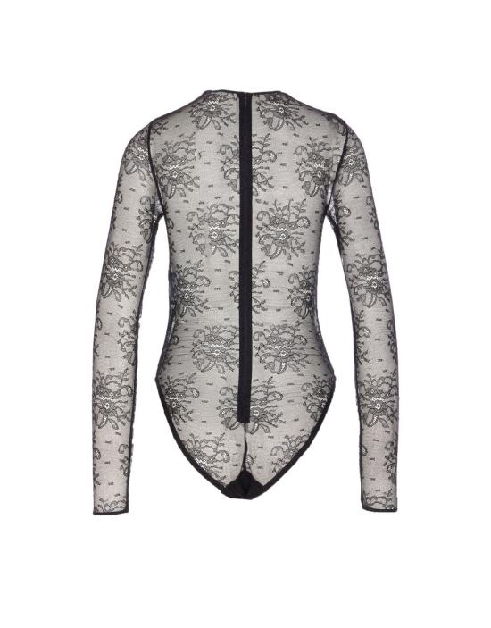 25FW 돌체앤가바나 바디수트 티셔츠 F79BPTFLREXN0000 Black - DOLCE & GABBANA