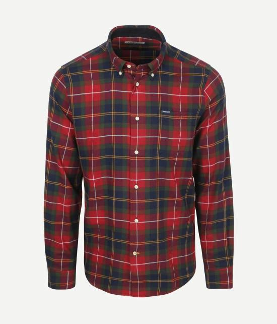 25FW 바버 셔츠 MSH4991 MSH TN69 Winterberry tartan