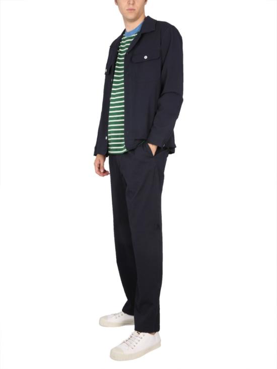  하울린 긴팔 셔츠 MAGICWORKSHIRT NAVY Blue - HOWLIN