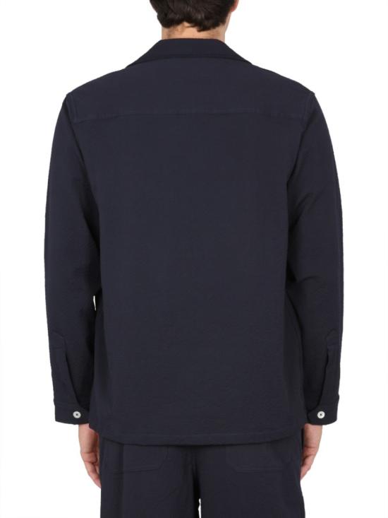  하울린 긴팔 셔츠 MAGICWORKSHIRT NAVY Blue - HOWLIN