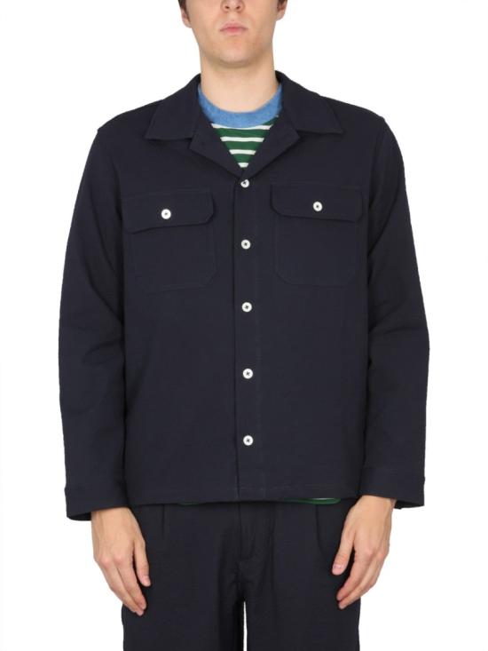  하울린 긴팔 셔츠 MAGICWORKSHIRT NAVY Blue